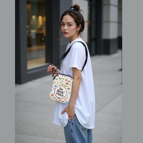 Veterinarian Messenger Bag Be Their Voice Crossbody Bag Animal Shelter Volunteer Gift Animal Rescue Handbag4