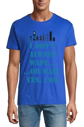 T-Shirt Homme Royal Blue Cotton T-Shirt Col Rond Confortable