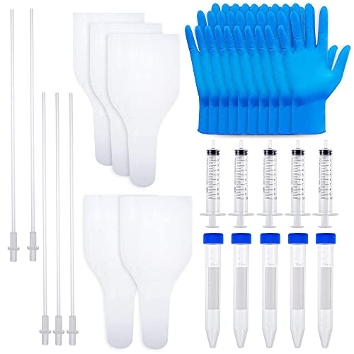 Peirich 25 Pieces Artificial Insemination Dog Breeding Kit, Canine Breeder Kit Disposable Canine Artificial Insemination Cones Dog Semen Collection Bag for Dog Pet(5 Set)