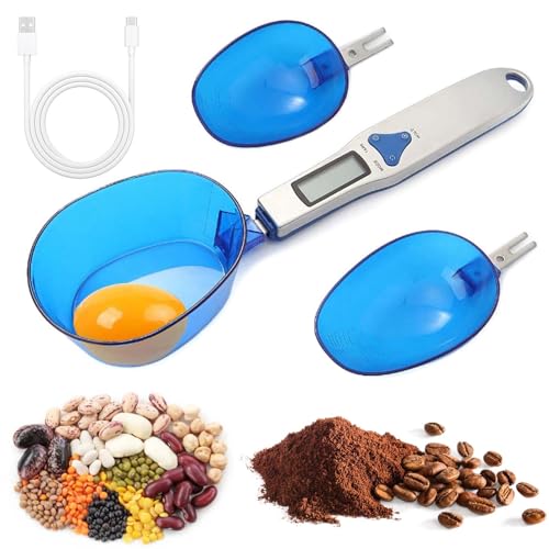 Löffelwaage: Digitale Löffelwaage 0,1 g Genauigkeit, 500g Messlöffel mit...