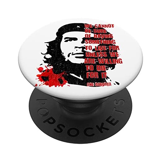 Cita revolucionaria del Admirador Retro Che Guevara. Meme PopSockets PopGrip Intercambiable