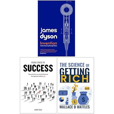Invention A Life of Learning through Failure, From Stress to Success & The Science of Getting Rich 3 Books Collection Set