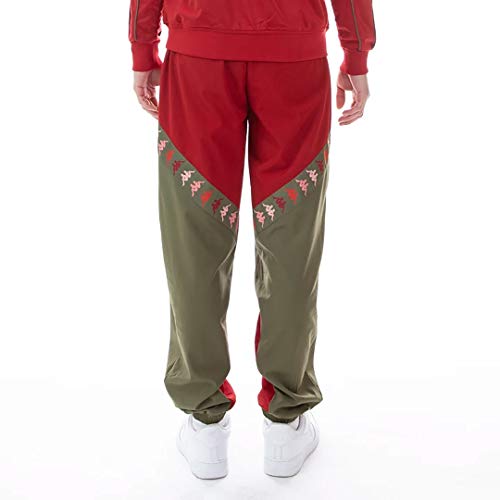 KAPPA MENS 222 BANDA DERSO WOVEN PANTS 3413BBW-A17 BROWN/CHARCOAL2