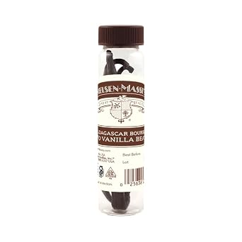 Nielsen-Massey Madagascar Bourbon Vanilla Beans for Baking and Cooking, 2-Bean Vial with Gift Box