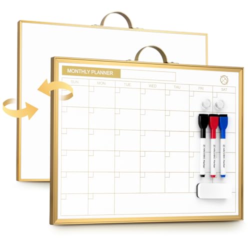 Calendario mensile, lavagna magnetica, 40 x 30 cm, da appendere