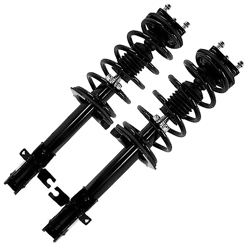 Image of Detroit Axle - Front Steering Knuckles Wheel Hubs Coil Spring Struts Sway Bars Replacement for 2007-2010 Mazda CX-9