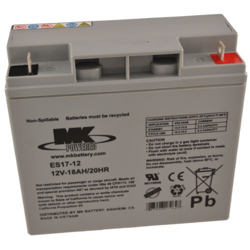 ES17-12 12 V 18 Ah Mk Blei-Säure-Akku AGM Scooter-Batterie
