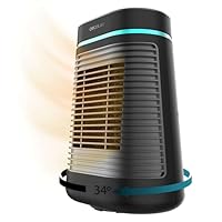 Termoventilatore Ceramico Cecotec ReadyWarm 6190 | 1500 W, Timer 24h, Oscillazione 90&deg; | Modalit&agrave; Ventilatore, Eco, Turbo