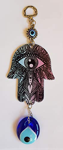 MYSTIC JEWELS Diseno casa bendicion Hamsa de la Mano de Fatima con...