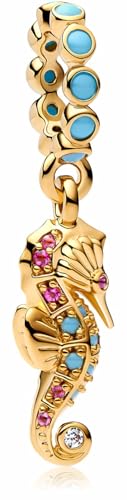 MSPOVOF Hippocampe Charms S925 Pendentif en argent sterling pour bracelets et colliers femmes Bijoux cadeau