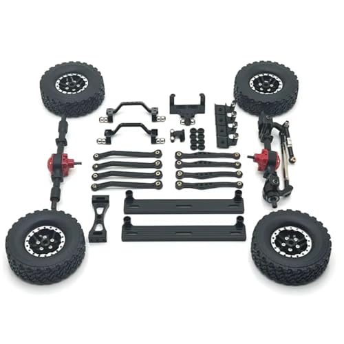 RC�������i Compatible With WPL C64 C64-1 1/16 RC�J�[�A�b�v�O���[�h�p�[�c �t�����g����у��A�A�N�X�� �V���[�V�����N���b�h �v�����b�h�}�E���g �T�C�h�y�_�� �^�C��(Black)