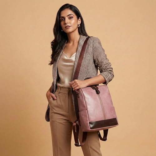 Image of VISMIINTREND Backpack for Women | Stylish Vegan Leather Backpack Bags for Women | College Bag for Girls | Office, Travel & Daily Use