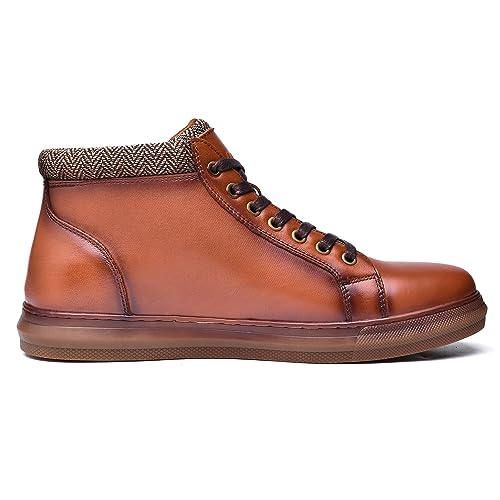 Image of Arkbird Mens Leather Sneaker Fashion Classic Casual Chukka Ankle Boots for Men