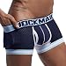 Produktbild Boxershorts Herren FRAUIT Soft Slip Unterwäsche Unterhose Atmungsaktive Weiche Bequem Höschen Mesh Unterwäsche Slip für Sport und Freizeit Underpants Spleißen Hose