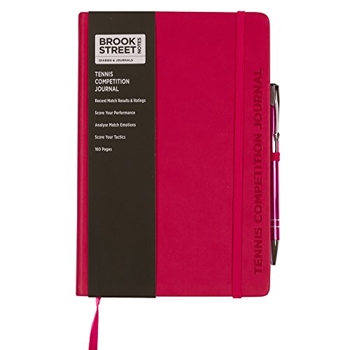 Brook Street Notes - Cuaderno A5 para competiciones de tenis, color rosa fucsia A5
