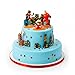 The Incredibles Mini Figures Cake Topper Birthday Party Supplies - Bundle with 6 Disney Characters Cake Toppers & More | Incredibles Miniature Party Favors