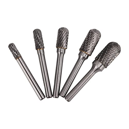 Set de fresa rotatoria de carburo 5 piezas miniatura 7