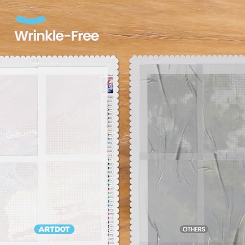 Image of ARTDOT 200-Piece Double-Sided Non-Stick Release Paper for Diamond Art Kits for Adults, 15x10 cm Thickened Cover Replacement Sheets as Diamond Painting Accessories and Tools (Pack of 2)