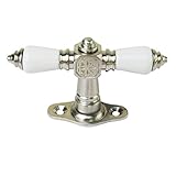  Fenstergriffe Fensterolive Jugendstil Gründerzeit Nickel matt #60-NMW