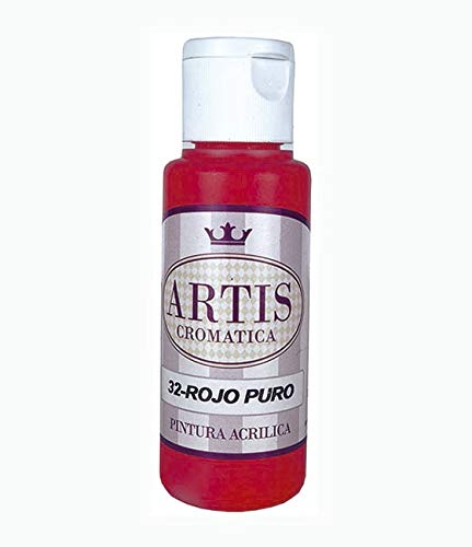 Dayka Trade PINTURA ACRÍLICA ARTIS CROMÁTICA 60 ML ROJO PURO