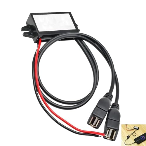 Módulo Convertidor DC 12V a 5V 3A, Convertidor DC Dual USB,