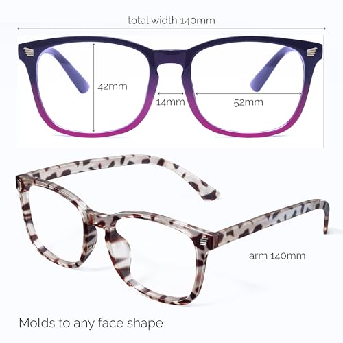 Image of livho High Tech Blue Light Glasses - Advanced Blue Light Blocking Computer Glasses - Screen Fatigue & UV Protection