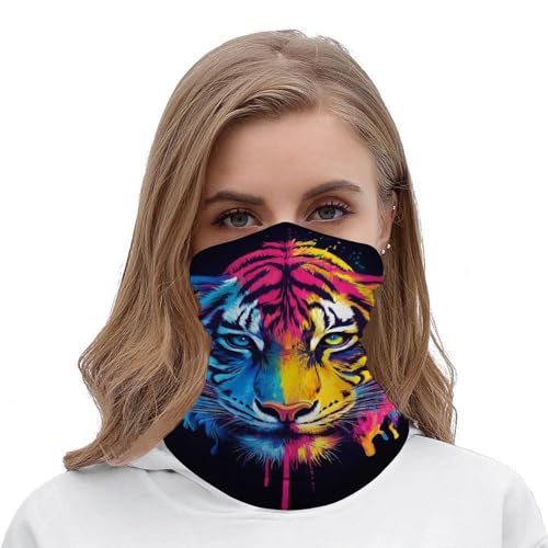 Men's Neck Gaiter Balaclava, Breathable Cooling Face Cover Head Wrap Bandana Face Mask Scarf for Outdoor Sport