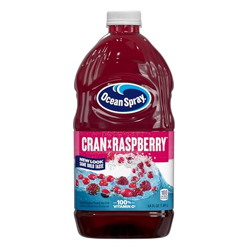 Image of Ocean Spray Cran-Raspberry Cranberry Raspberry Juice Drink, 64 Ounce Bottles (Pack of 8)