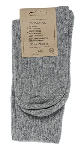 Image of Womens Fine Cashmere and Merino Wool Super Soft Socks