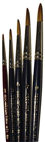 5pcs Finest Sable Imitation Hair 