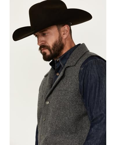 Panhandle Men's Solid Montana Vest, Charcoal, Medium for Outdoor Enthusiasts2