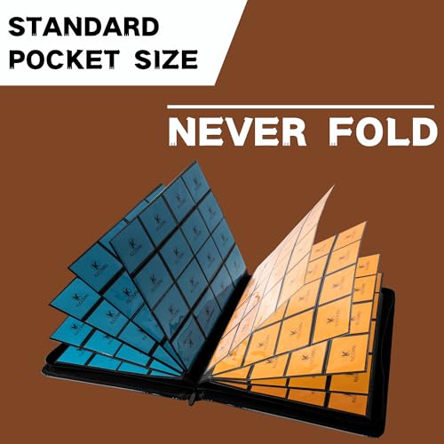 Image of 1000+ Pockets Trading Card Binder, 16-Pocket Card Ablum Compatible with MTG,Sports Cards & Other Standard Size Trading Cards (Hight Green)