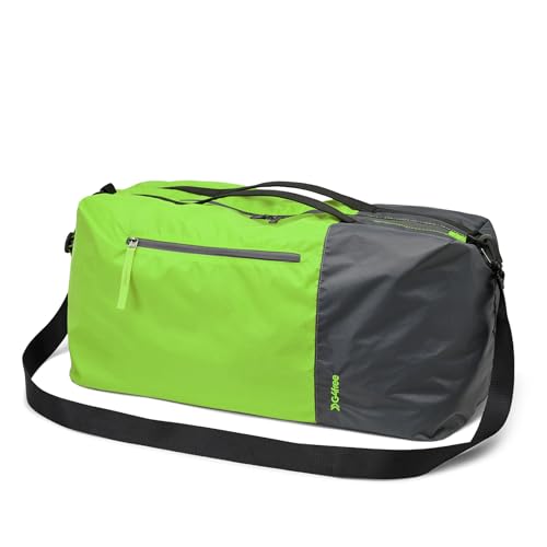 G4Free 40L Large Gym Duffle Bag with Wet Pocket for Travel Overnight Carry On Duffel Bag Women Men (Green)