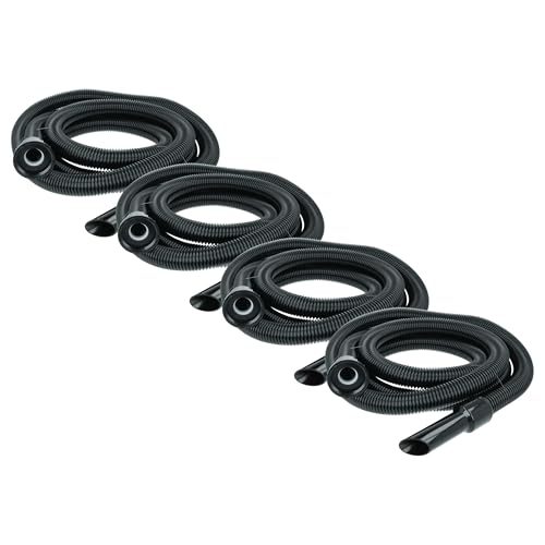 Image of vhbw 4X Hose Compatible with Numatic RSV130 1, TEL390, RSV130-11, RSV150 HEPA, TEL390-11, RSV150 Vacuum Cleaner - 3.5 m, 32mm Round Connection