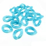 20 pièces 17x23mm acrylique lien perle chaîne lien accessoires perle pour la fabrication de bijoux collier Bracelet bricolage sac décoration