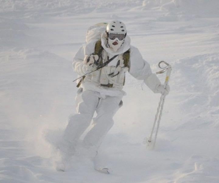 ◇陸上自衛隊 つりバンド 白色 冬季迷彩 サスペンダー PX品 64式 89式