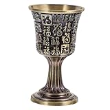 Couleur bronze distinctive : la couleur bronze du gobelet haut ajoute une touche unique à votre verrerie, ce qui en fait une pièce remarquable dans n'importe quelle collection, gobelet en cuivre doré vintage, gobelet à boisson fraîche