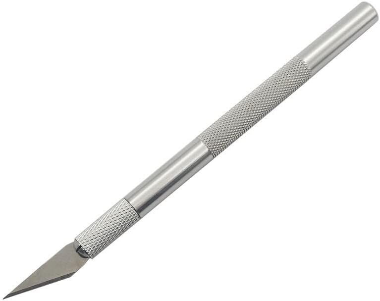 10Pcs Scalpel Knife Tools Kit Non-Slip Blades Engraving Knife Mobile Mobile Phone Film Paper Cut Handicraft Carving Tools - (Color: 4)