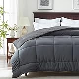 songlibin 掛け布団 ダブル 冬 3.6kg 増量タイプ 単品 極暖 布団 保温 5Dミンキードット シンサレート 掛け布団 冬 かけ布団 洗える ふとん おしゃれ 掛けふとん あったか 毛布布団 ボリューム感がたっぷり 寝具 厚手 暖かくて軽い 抗菌防臭 防寒対策 ダークグレー