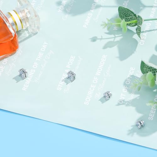 NEWITIN 2 Pairs Stainless Steel Magnetic Stud Earrings for Men Clip on Earring Magnetic Earring Unisex Non Piercing CZ Magnet Studs Diamond Earrings for Women Men3