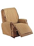 Carol Wright Gifts Extra Long Furniture Covers, Color Tan, Size Chair/Recliner (98.5' L x 109' W), Tan, Size Chair/Recliner (98.5' L x 109' W)