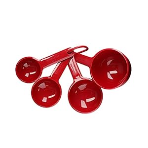 KitchenAid 4er Set Messbecher Empire Rot