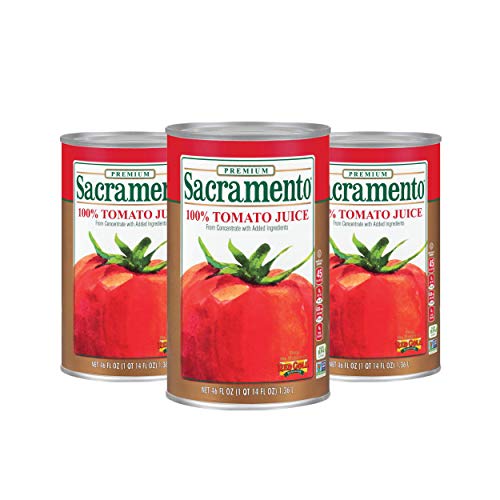 Sacramento Tomato Juice 46 oz Cans Pack of 3