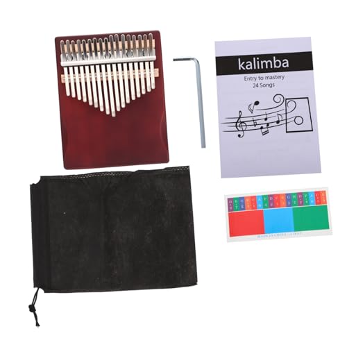 Holibanna 1 Set Creative Kalimba Tone Finger Piano for Beginners Ergonomic Design Durable Material Sound Music Plaything for Adults