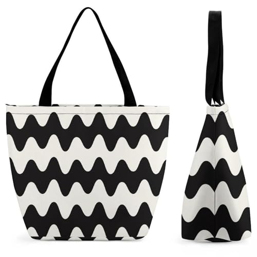 Sac de shopping pour voyage et grand sac à main femme imprimé géométrique
