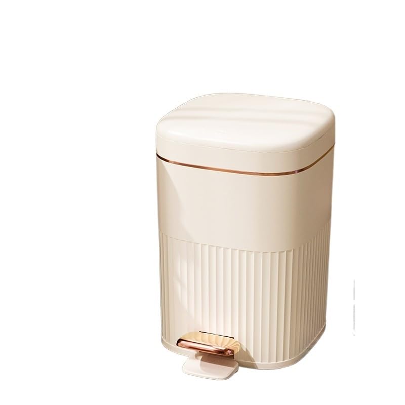 Miniatura 6 de Contenedor de basura Cubo De Basura Con Pedal De Gran Capacidad, Papelera Moderna De Lujo Con Tapa, Inodoro Grande Para El Hogar, Baño, Sala De