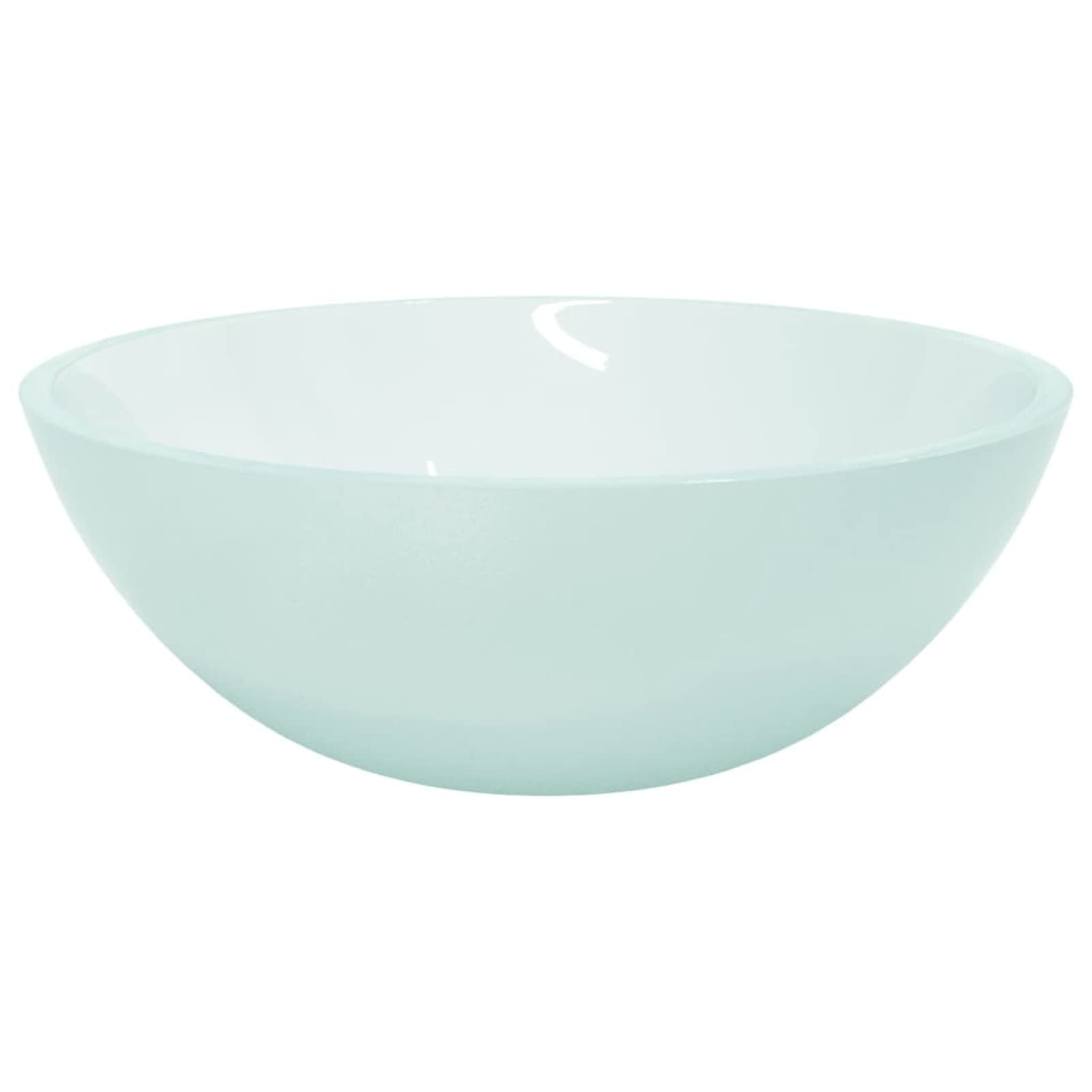 Lavabo de Vidrio Esmerilado 50x37x14 cm Lavamanos Portatil Lavabos PequeñOs