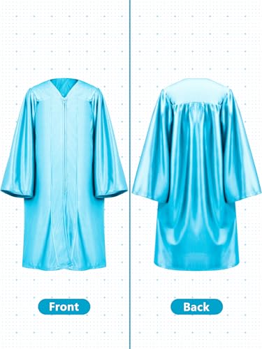 Image of QZYL Kindergarten Graduation Cap and Gown Set, 2026 Congrats Grad Outfit with Tassel & Certificate for Kindergarten