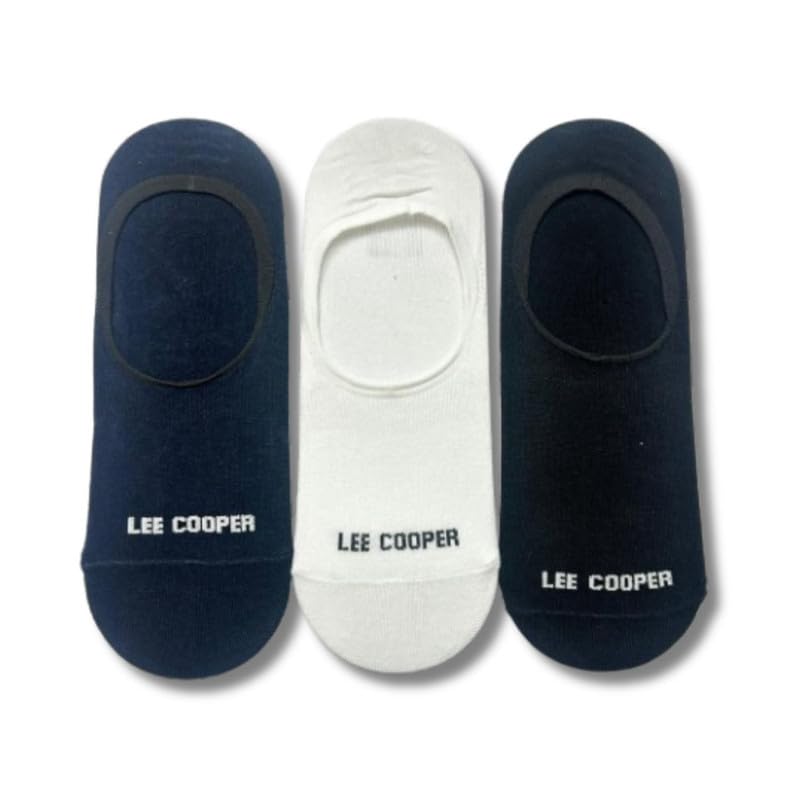 lee cooper No Show Socks/Anti Slip Lining | Lc 1037 | Pack of 3-picture-59