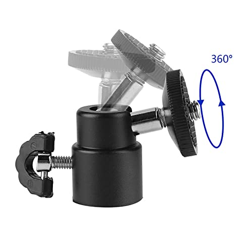 Jiawu Głowica Miniaturowa, Obrót 360°, Mocowanie 1/4 Cala, do Lustrzanek